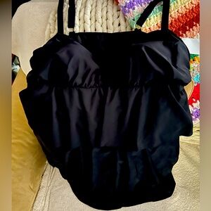 Upstream  One Piece Women's Sz. 22W Black  NEW With tags #plus gorgeous